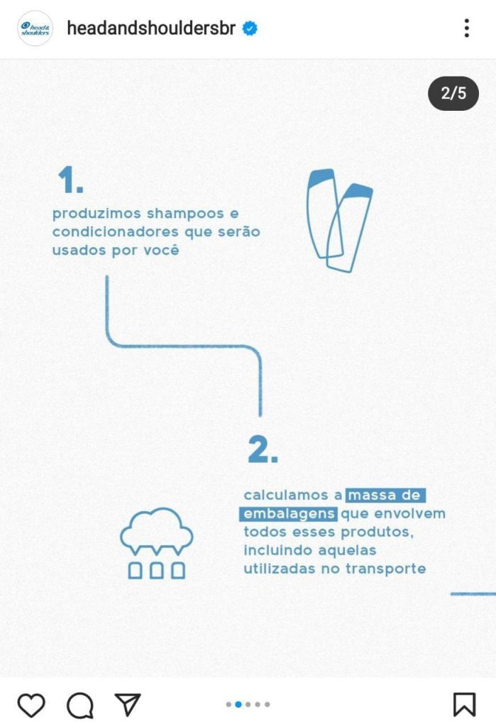 Print da postagem de divulgação da parceria entre P&G e eureciclo.